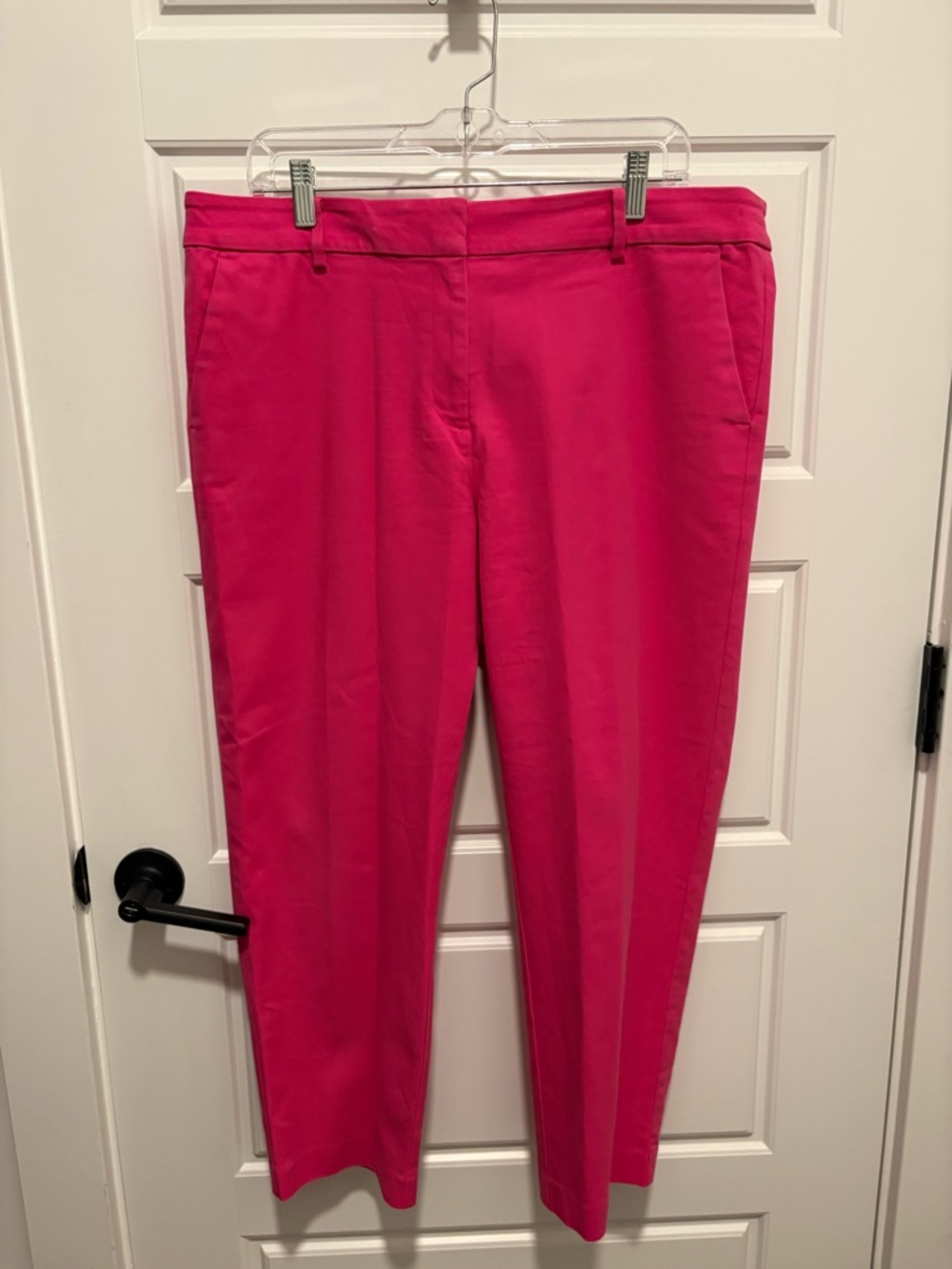 LOFT Hot Pink Cropped Dress Pants